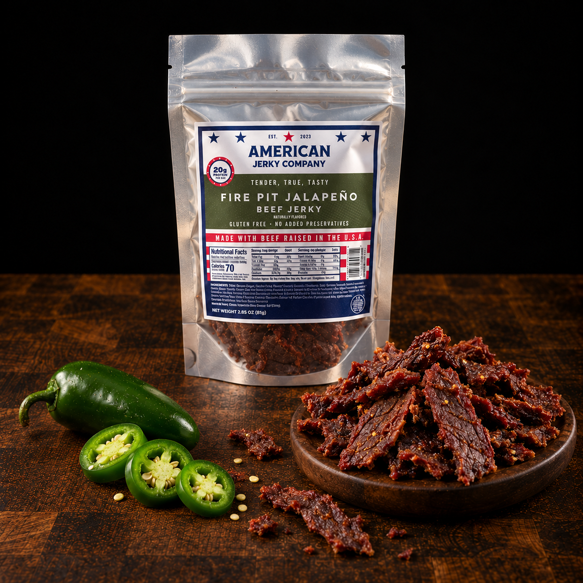Fire Pit Jalapeño Beef Jerky