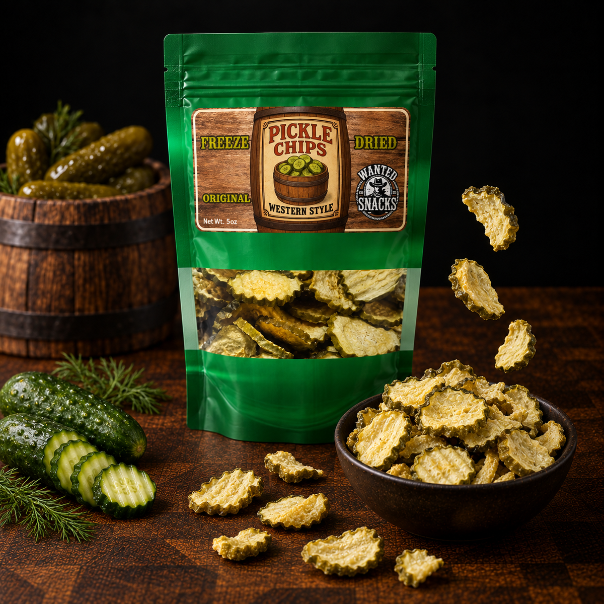 Freeze Dried Pickles - Original Barrel-Aged