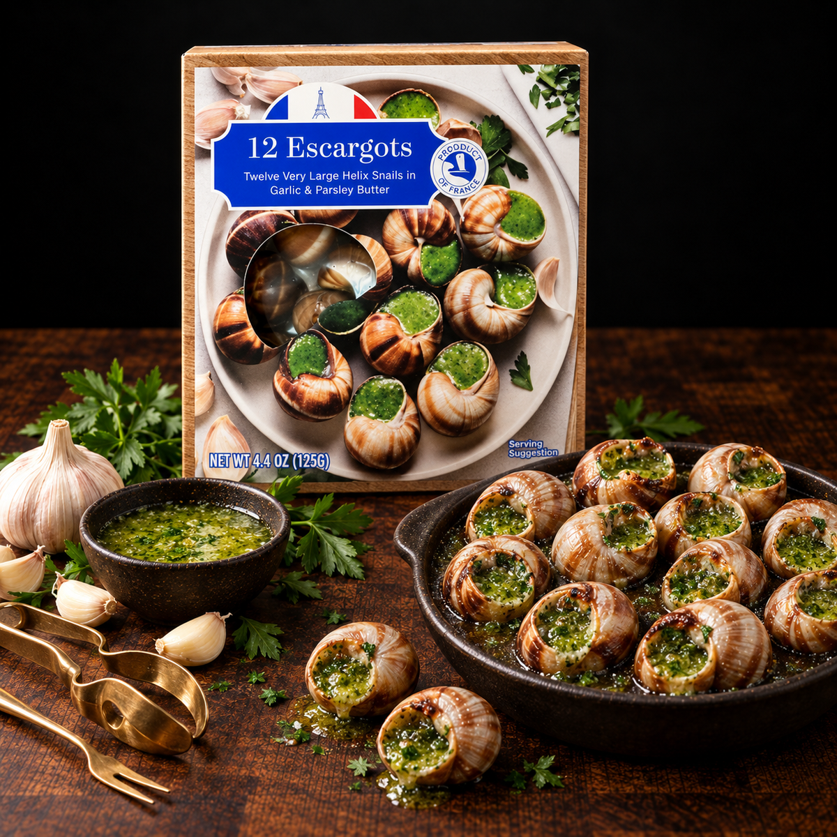 Escargot in Garlic & Parsley Butter
