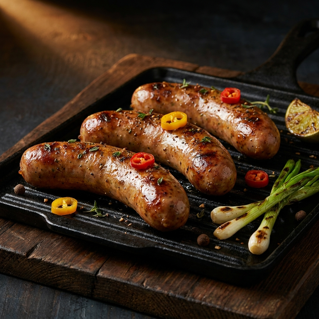 Chicken "Jerk" Sausage ~ made with Jerk Spices and Chicken