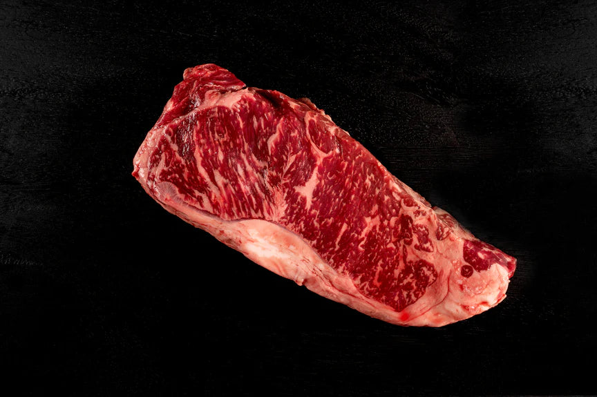 Wagyu Beef New York Strip 8+ Marbling