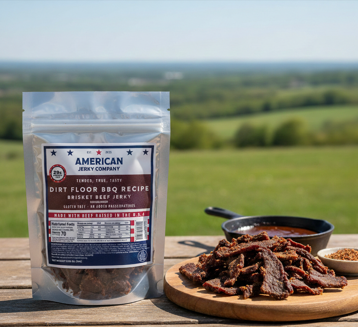 Dirt Floor BBQ Brisket Jerky