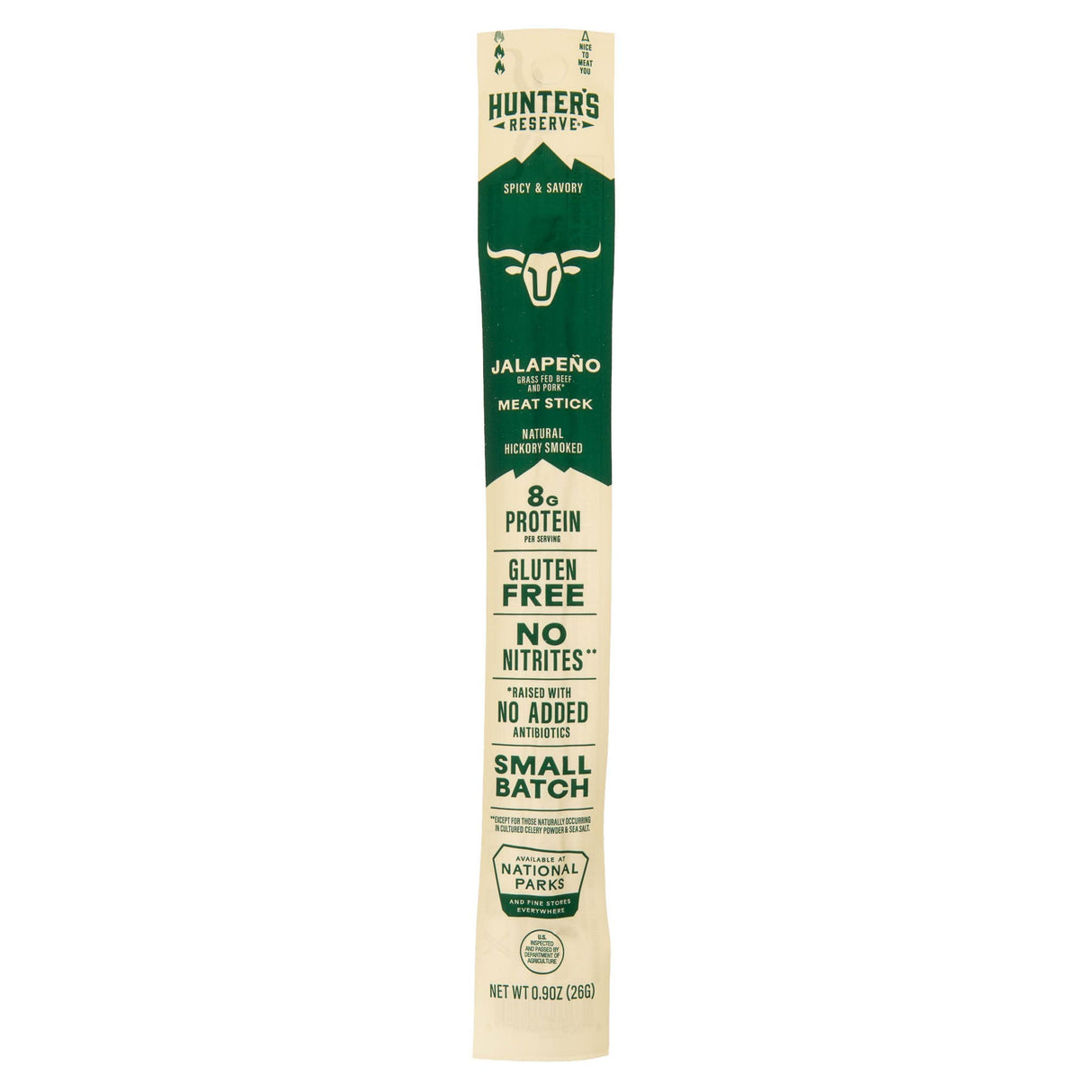 Jalapeño Grass Fed Beef Meat Sticks