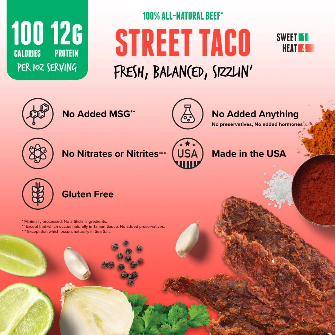 Baja Vida Beef Jerky - Street Taco