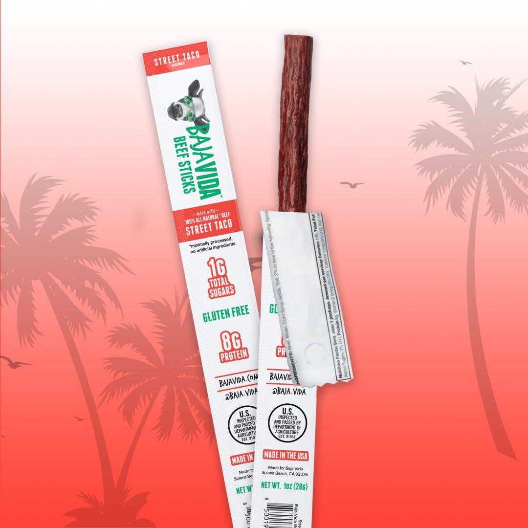 Baja Vida Beef Sticks - Street Taco
