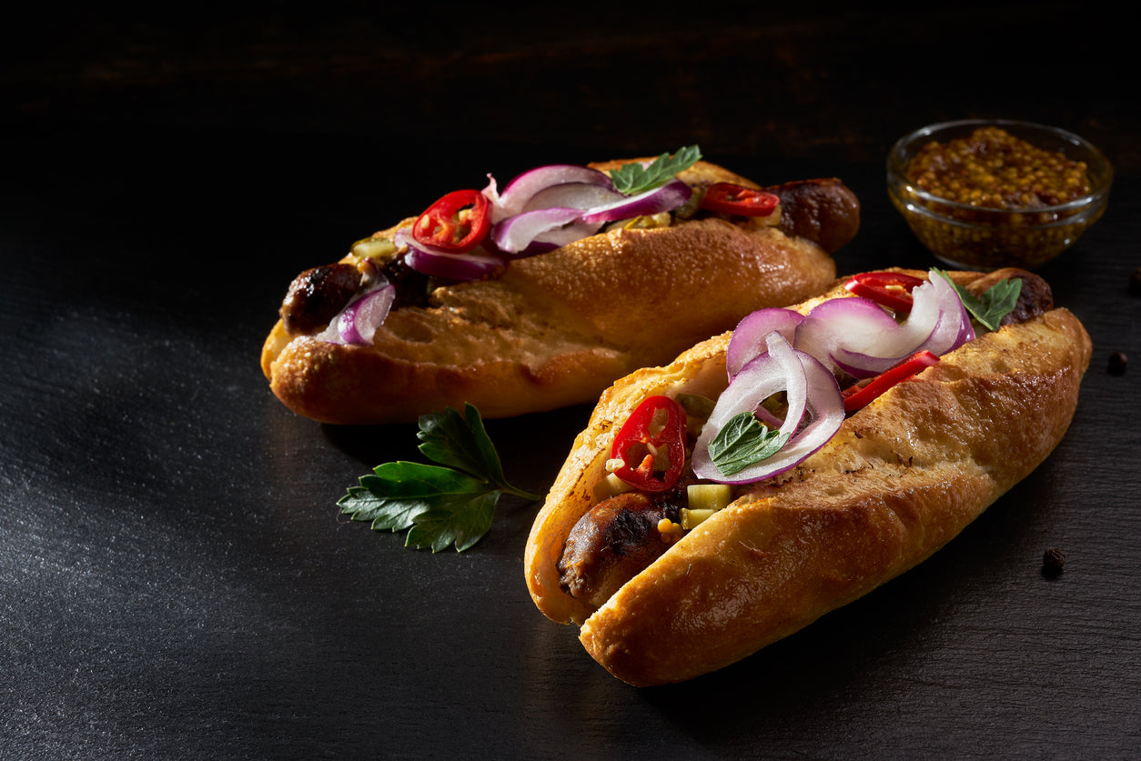 Buffalo Smoked Sausage with Red Wine 12oz.