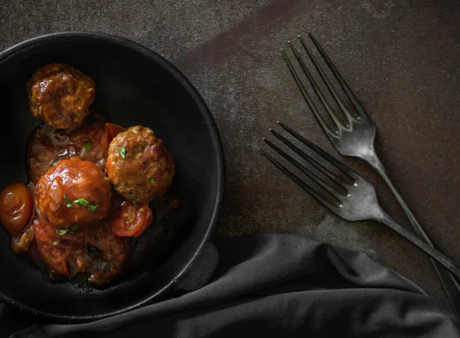 Exotic Meatball Medley with Spiced Tomato Sauce