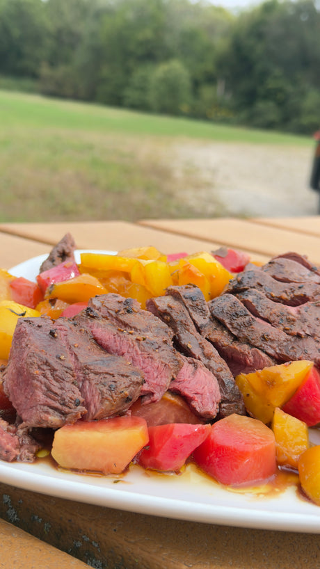 Roasted Elk Tenderloin W. Steak Serenade Blend
