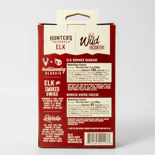 Elk Summer Salami & Smoked Swiss Cheese in a Wild Encounters Gift Box