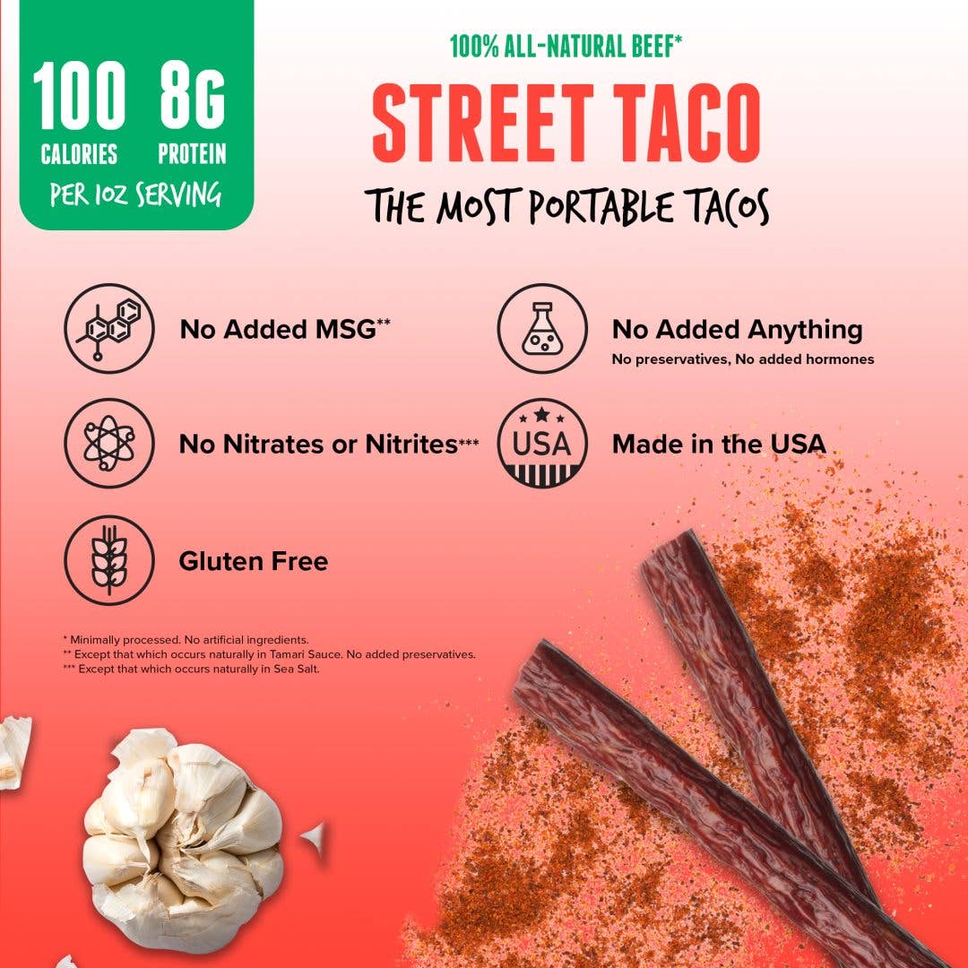 Baja Vida Beef Sticks - Street Taco