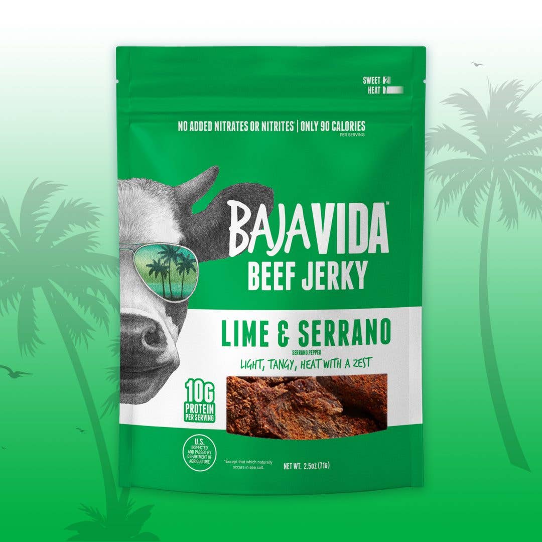 Baja Vida Beef Jerky - Lime & Serrano Pepper