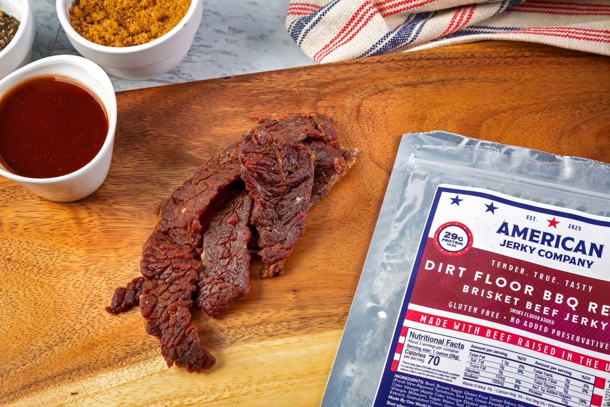 Dirt Floor BBQ Brisket Jerky