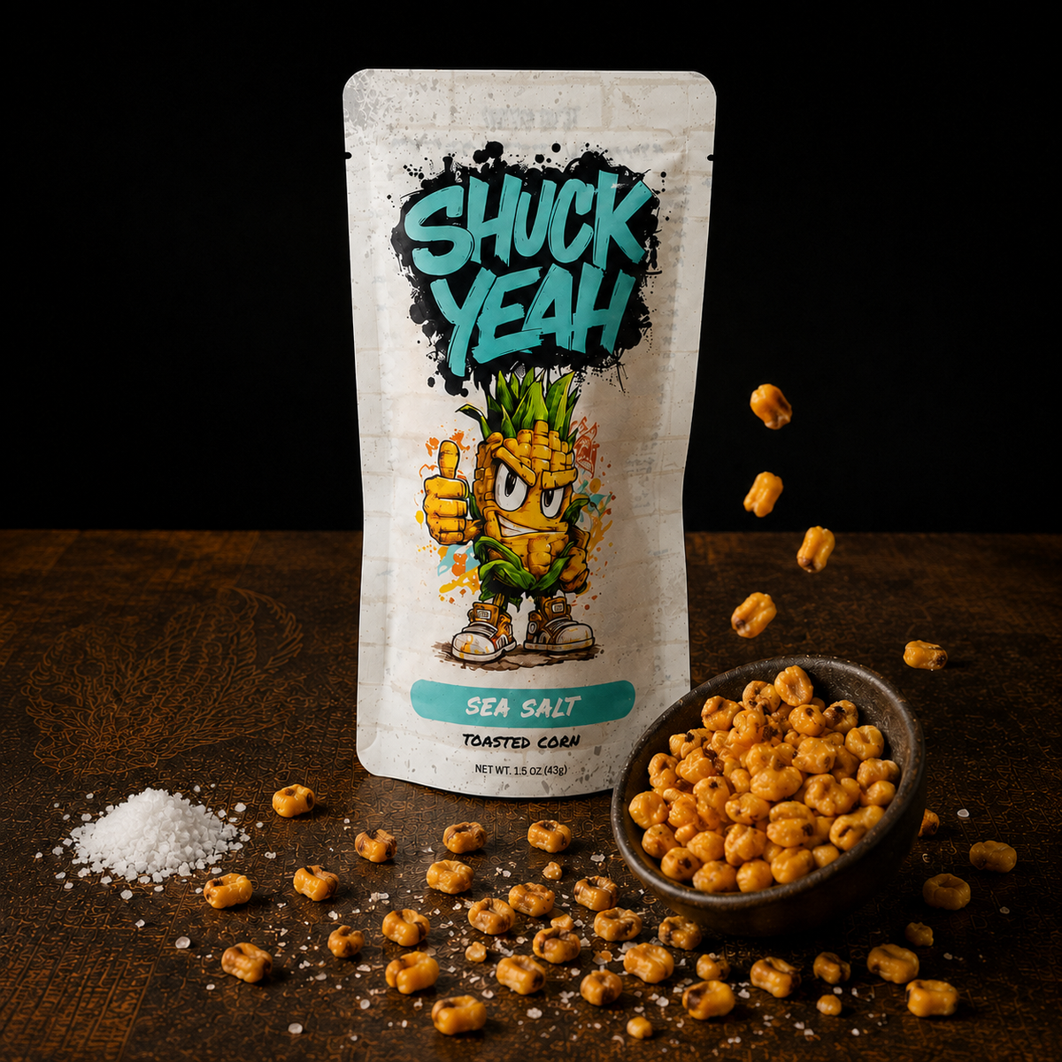 Sea Salt : The Classic Soft-Crunch Toasted Corn
