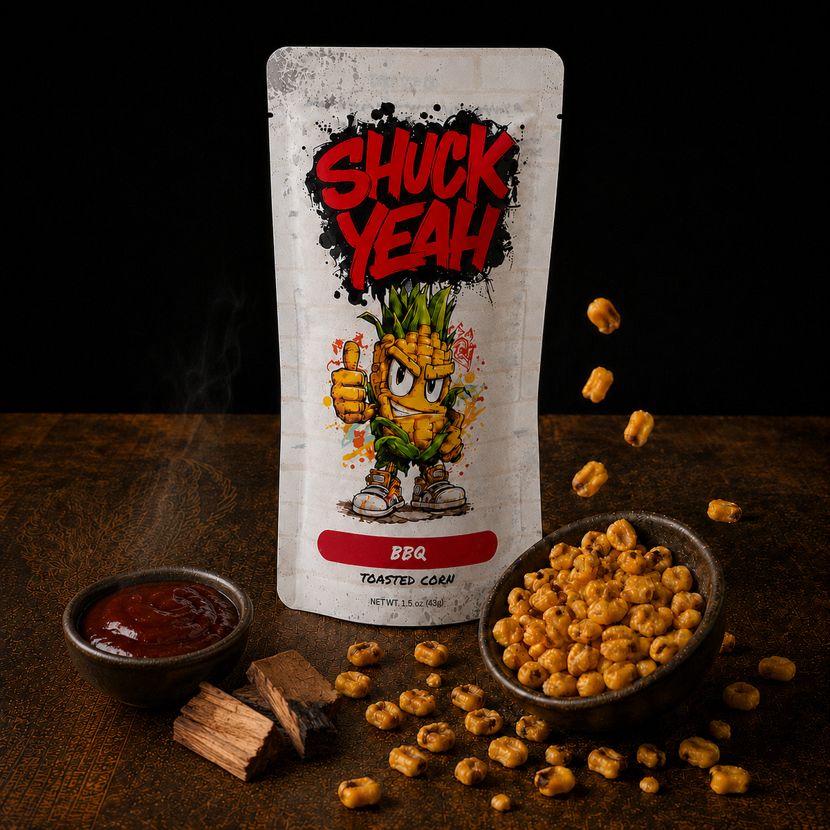 Street Smart BBQ Toasted Corn - Smoky & Savory