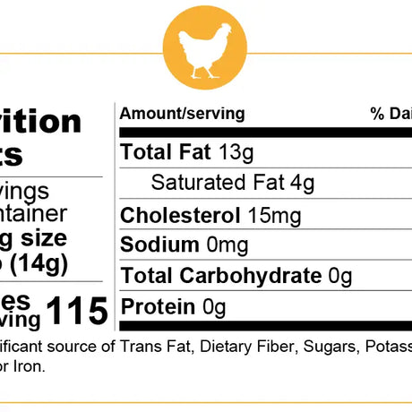 Organic Free-Range Chicken Fat