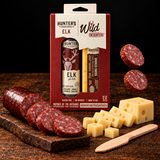Elk Summer Salami & Smoked Swiss Cheese in a Wild Encounters Gift Box