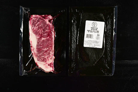 Wagyu Beef New York Strip 8+ Marbling