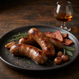 Pheasant Sausage ~ made with Smokey Bacon & Cognac