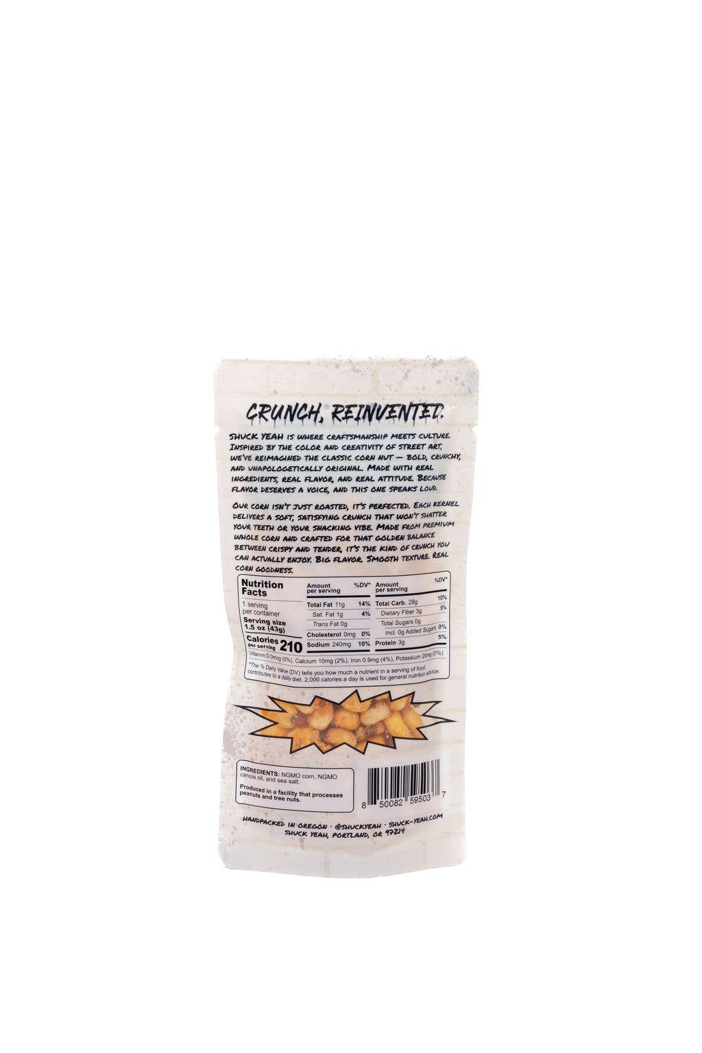 Sea Salt : The Classic Soft-Crunch Toasted Corn