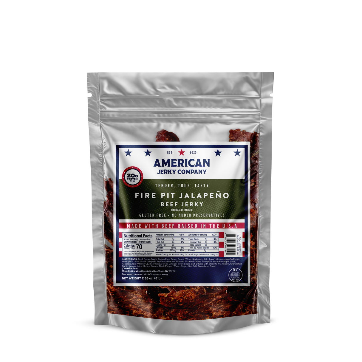 Fire Pit Jalapeño Beef Jerky