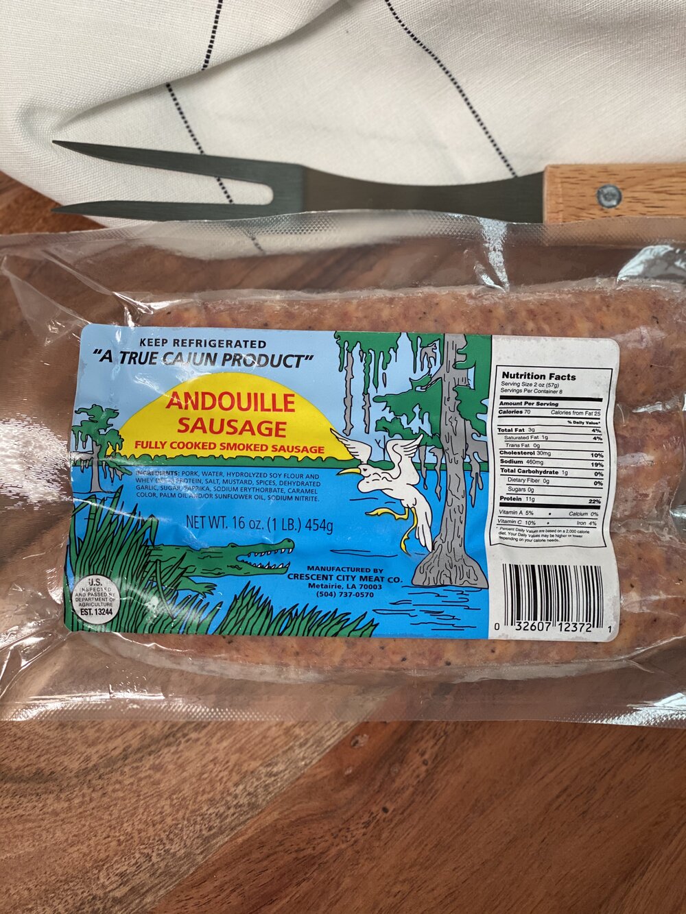 Andouille Sausage | 3 pc / 1 lb.