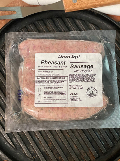 Pheasant Sausage with Cognac