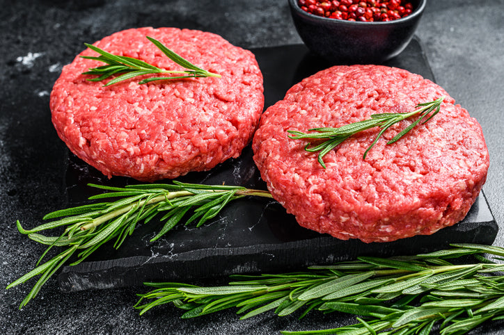 Beef Patties U.S.D.A. Prime || 1/2 lb. patties || 10 lb. case